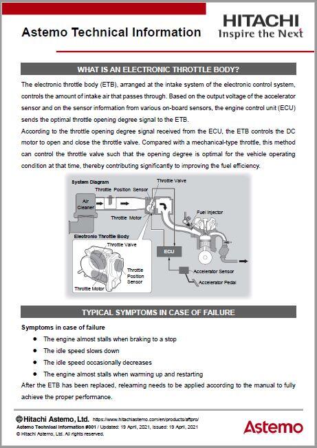 Electronic Throttle Body