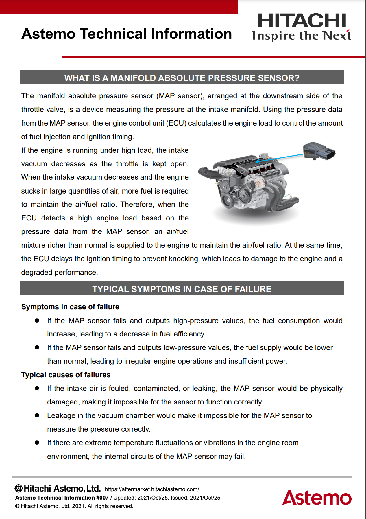 Manifold Absolute Pressure Sensor